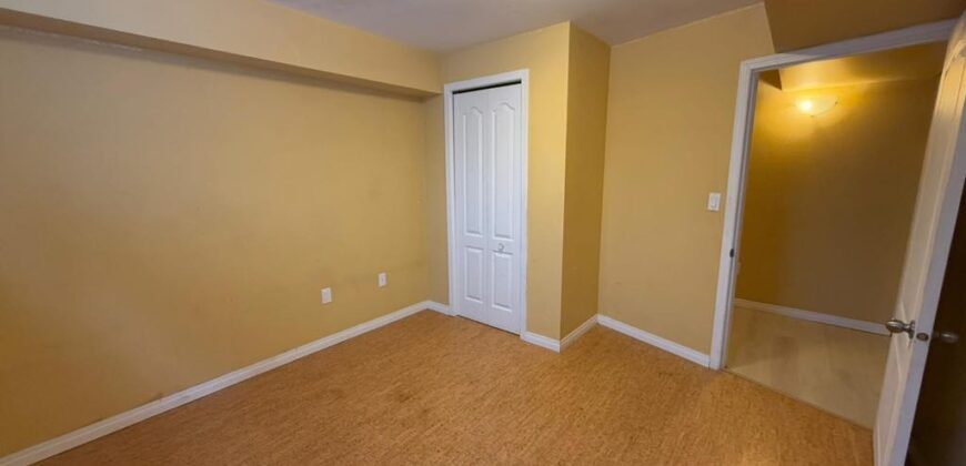 Rundle – 2 Bedrooms, 1 Bath Basement