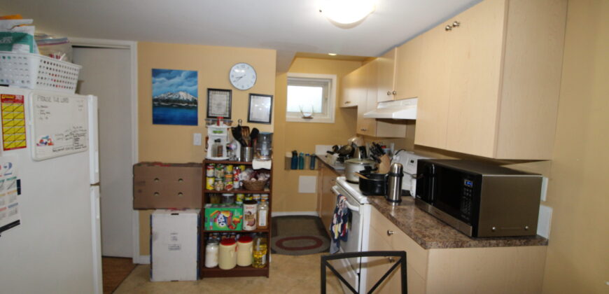 Rundle – 2 Bedrooms, 1 Bath Basement