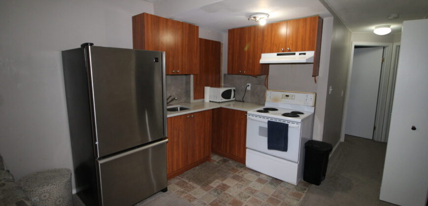 Martindale – 2 Bedrooms, 1 Bath Basement