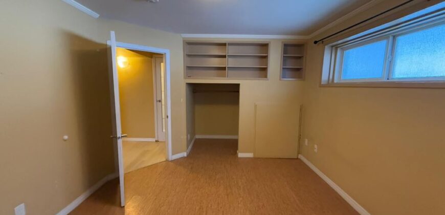 Rundle – 2 Bedrooms, 1 Bath Basement