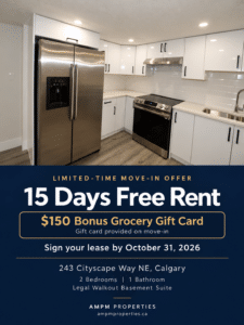 Calgary Kitchen Move In Promotion