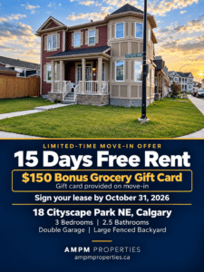 Elegant cityscape move in offer